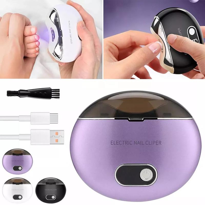 Electric lightweight portable trimmer USB rechargeable safety nail clippers Manicure Nail Care