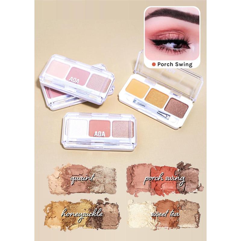 AOA Southern Charm 3 Color Eyeshadow Palettes