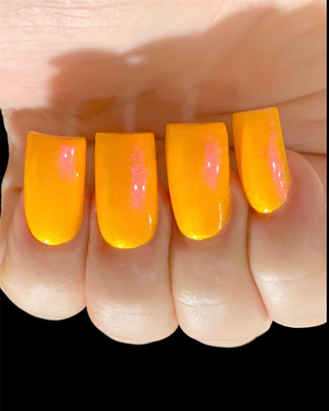 Sizzling Sherbert Glow - Neon Orange Yellow Pink 