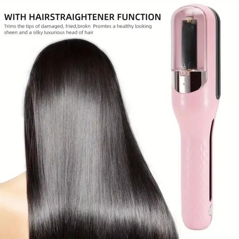 Electric Hair Trimmer, 1 Box Rechargeable Automatic Cordless Split End Hair Trimmer, Professional Hair Trimmer for Women & Men