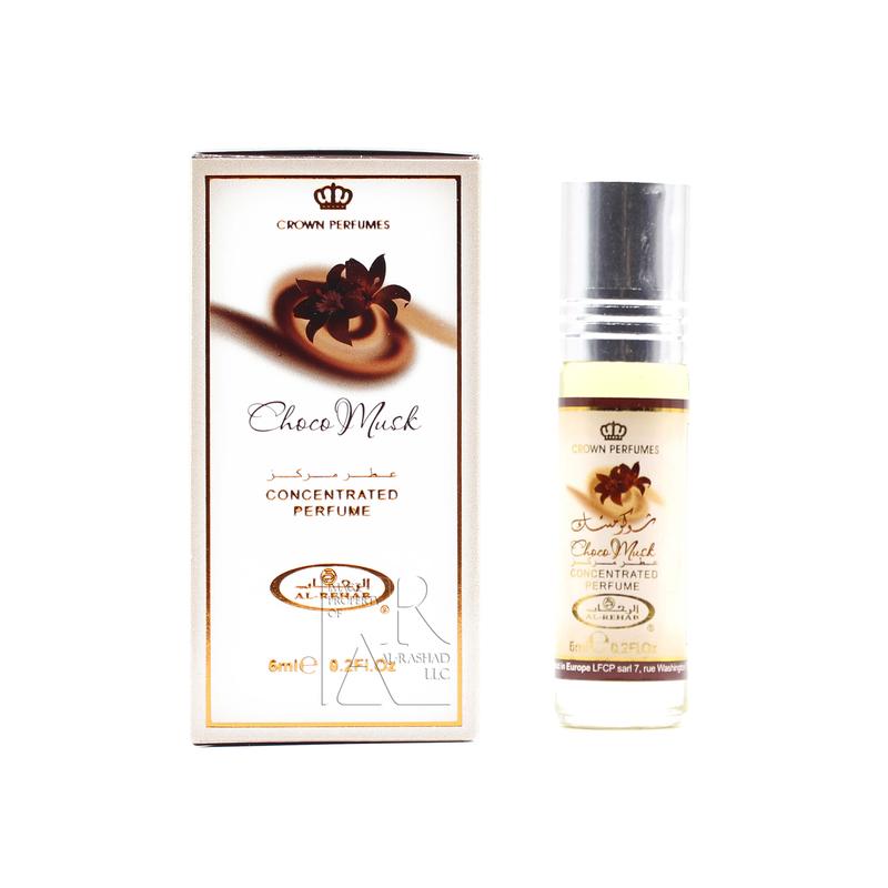 (Pack of 2) Choco Musk - 6ml (.2 oz) Perfume Oil Roll-On by Al-Rehab Aroma Fragrance