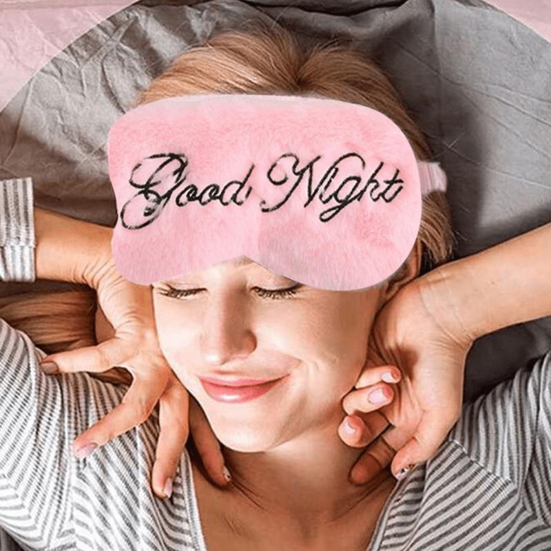 Cartoon Rabbit Design Sleep Eye Mask, Soft & Comfortable Sleeping Eye Cover, Sleeping Mask for Home & Travel, Sleeping Accessories