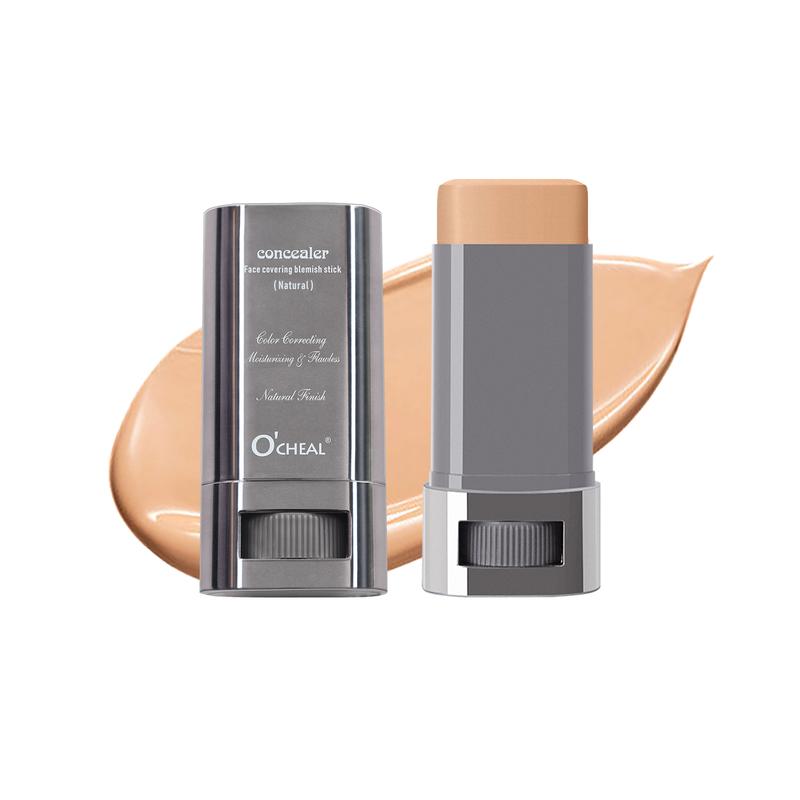 Perfecting Makeup Stick Foundation with Brush - Hydrating, Light Coverage for All Skin Tones, Matte Finish, Phyto-Derived Squalane Infusion