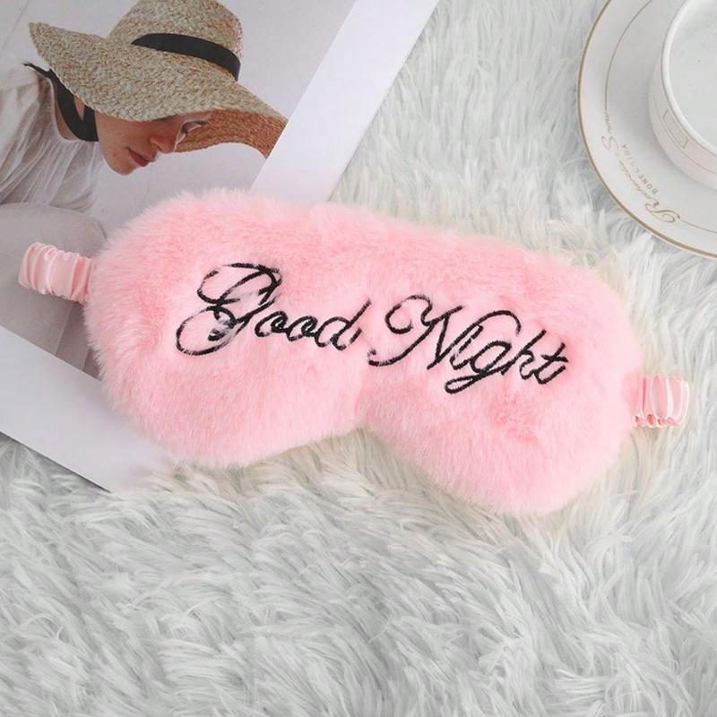 Cartoon Rabbit Design Sleep Eye Mask, Soft & Comfortable Sleeping Eye Cover, Sleeping Mask for Home & Travel, Sleeping Accessories