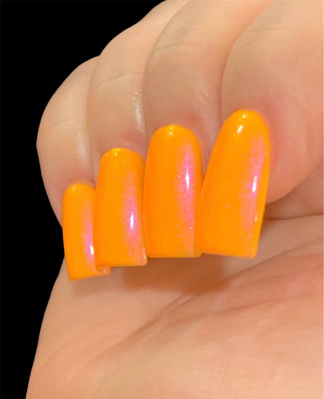 Sizzling Sherbert Glow - Neon Orange Yellow Pink 