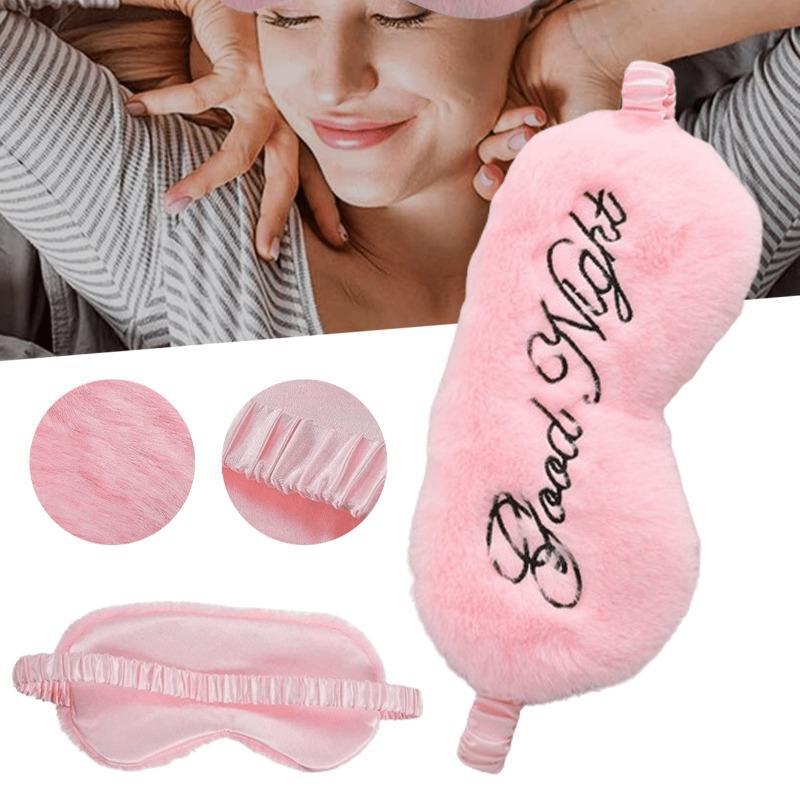 Cartoon Rabbit Design Sleep Eye Mask, Soft & Comfortable Sleeping Eye Cover, Sleeping Mask for Home & Travel, Sleeping Accessories