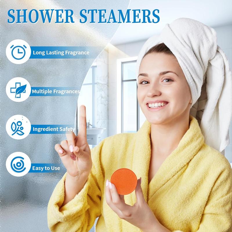 18-Pack Shower Steamers Variety Pack, Individually Wrapped Shower Bath Bombs, Mother’s Day Presents Birthday Presents for Women, Body Care Comfort