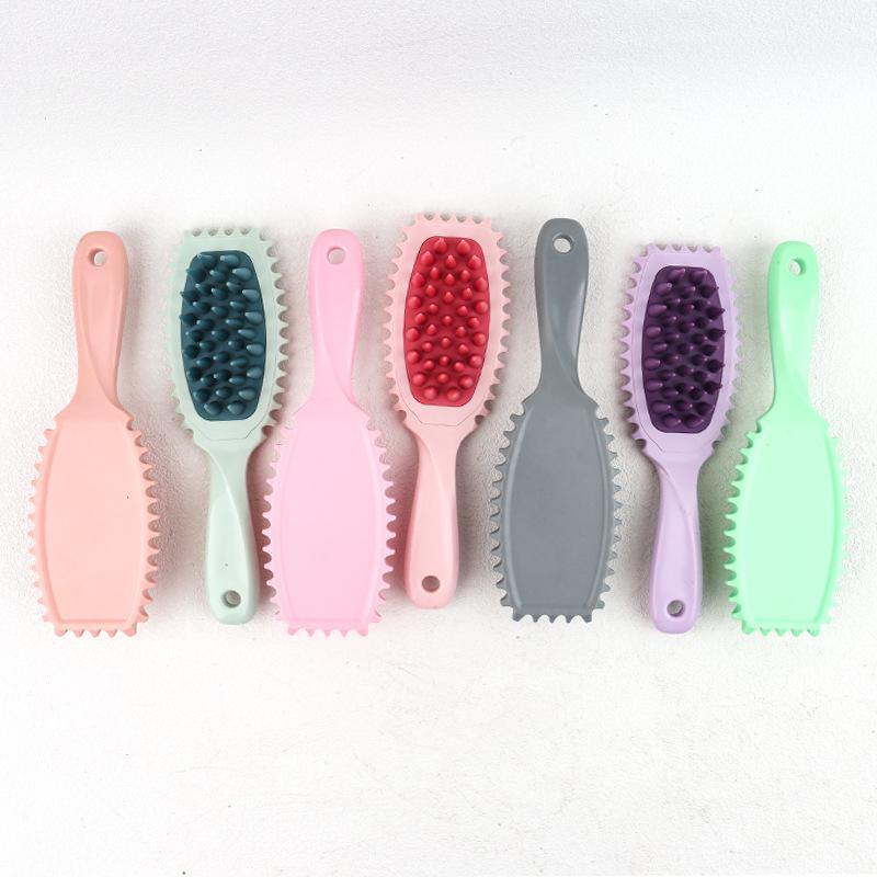 Hair Styling Tool Set, 2 Counts set Wet And Dry Hair Comb & Shampoo Brush, Scalp Massage Comb, Heatless Styling Tool