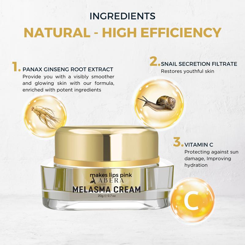 ABERA Melasma Cream (Premium Version) - Cream for Face, Cream for Hydrating and Repair Dry Skin, Safe for Sensitive Skin