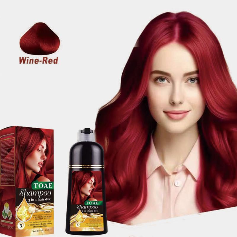 TOAE Nutritive Ultra Color Nourishing Cream, cherry red semi-permanent hair dye for long-lasting hair color, ammonia free Haircare instant hair dye