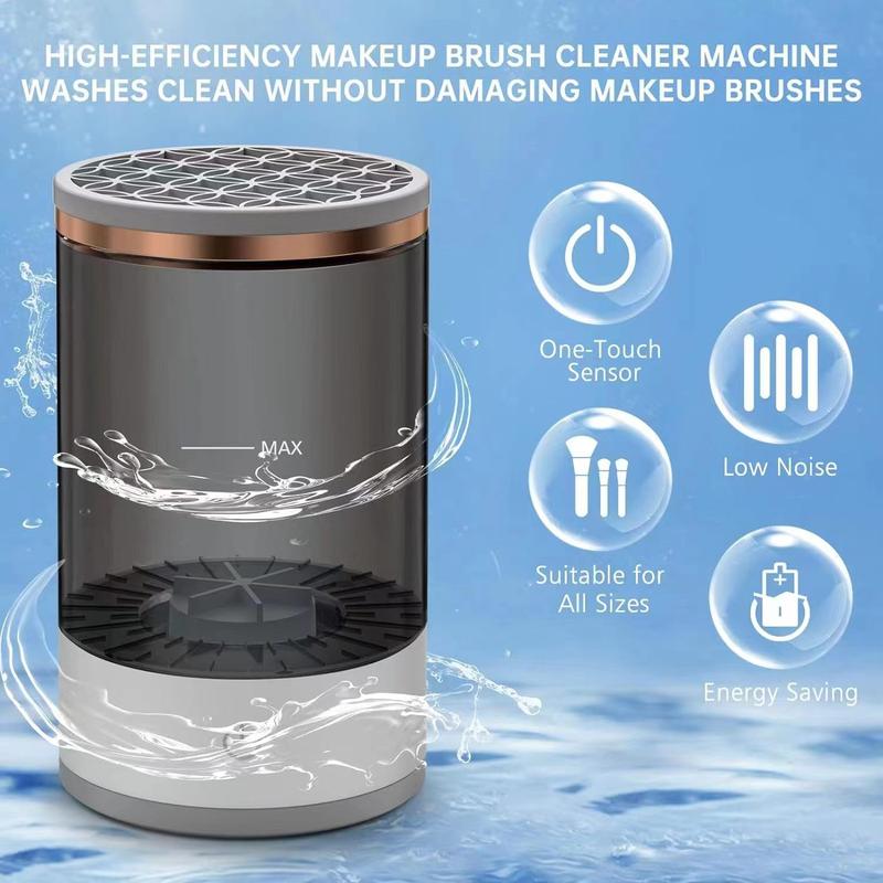 Automatic Makeup Brush Cleaner - Quick and Convenient Brush Maintenance Foundation Powder