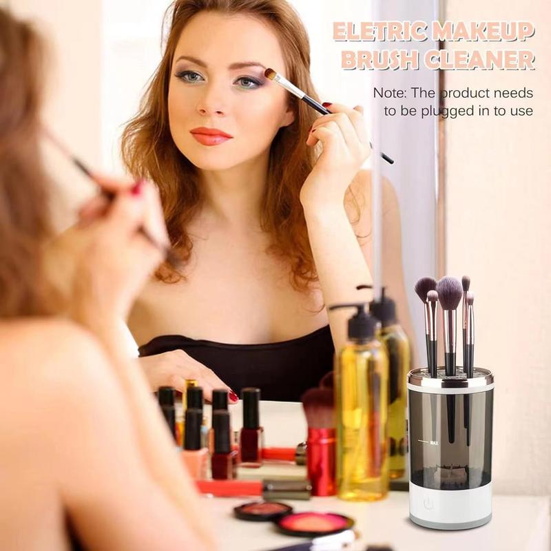 Automatic Makeup Brush Cleaner - Quick and Convenient Brush Maintenance Foundation Powder