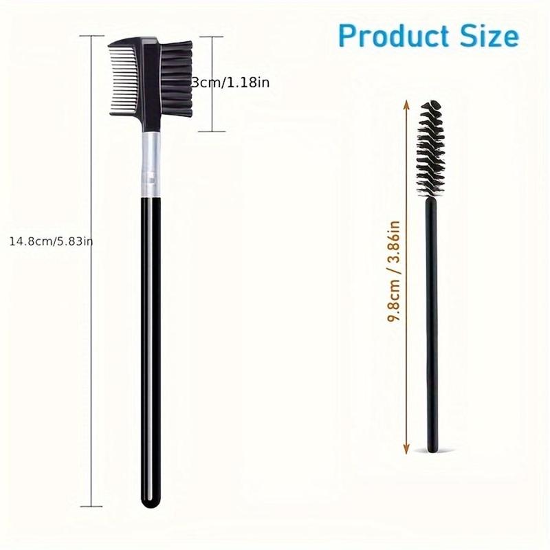 Eyelash Curler & Eyebrow Brush Set, 16pcs set Eyelash Curler & Eyebrow Brush Set, Professional Eye Makeup Tools for Women