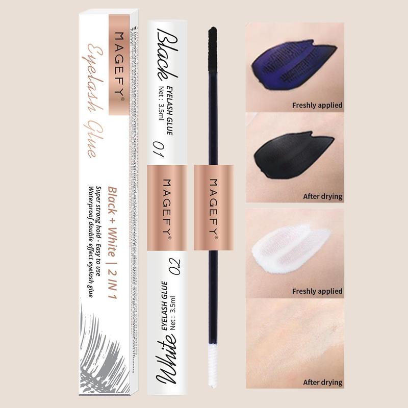 Double-ended 2 In 1 Eyelash Glue, Long Lasting Eyelash Glue, Professional Makeup Tools For Women