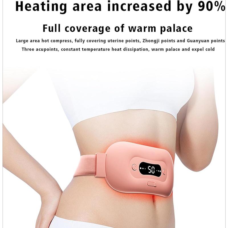 NoAging Women Menstruation Vibration Belly Massage Hot Compress