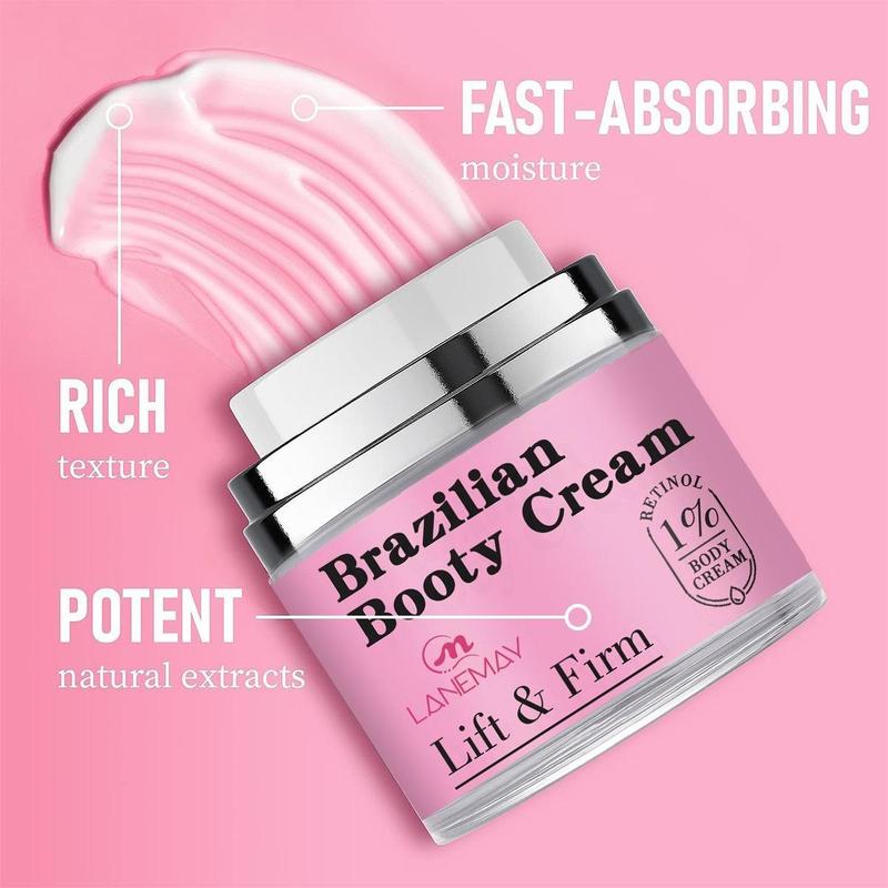 Inner Thigh Firming Cream, Hydrating & Nourishing Body Lotion, Vitamin E & Collagen, for Thighs, Buttocks, Abdomen, Arms, All Skin Tones, Unscented, Low Allergenic