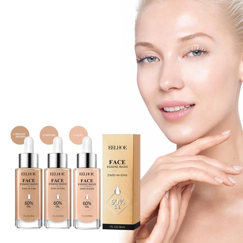 Nourishing Face Concealer Foundation, Lightweight Liquid Foundation, Moisturizing Full Coverage Makeup Cream for Women & Girls