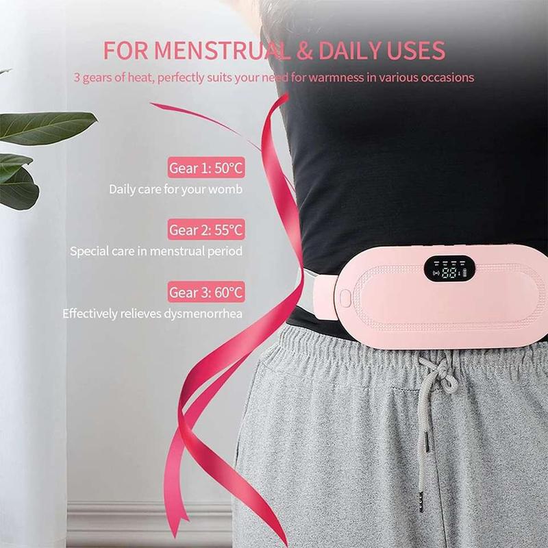 Portable Warm Belt, Electric Heating Waist Belt, Muscle Relaxation Portable Warming Belt for Women, Gymtok, Gift Ideas