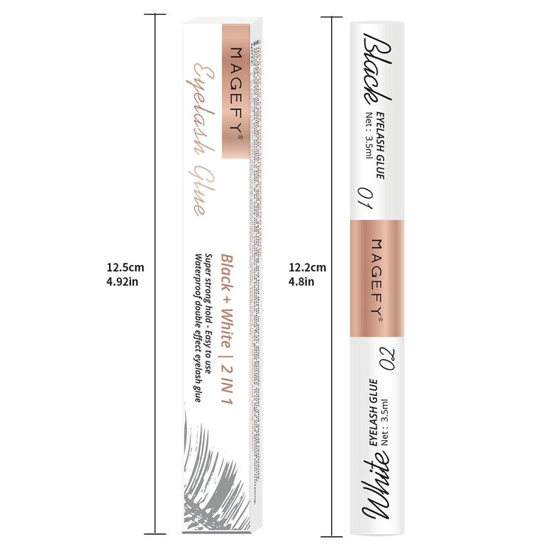 Double-ended 2 In 1 Eyelash Glue, Long Lasting Eyelash Glue, Professional Makeup Tools For Women