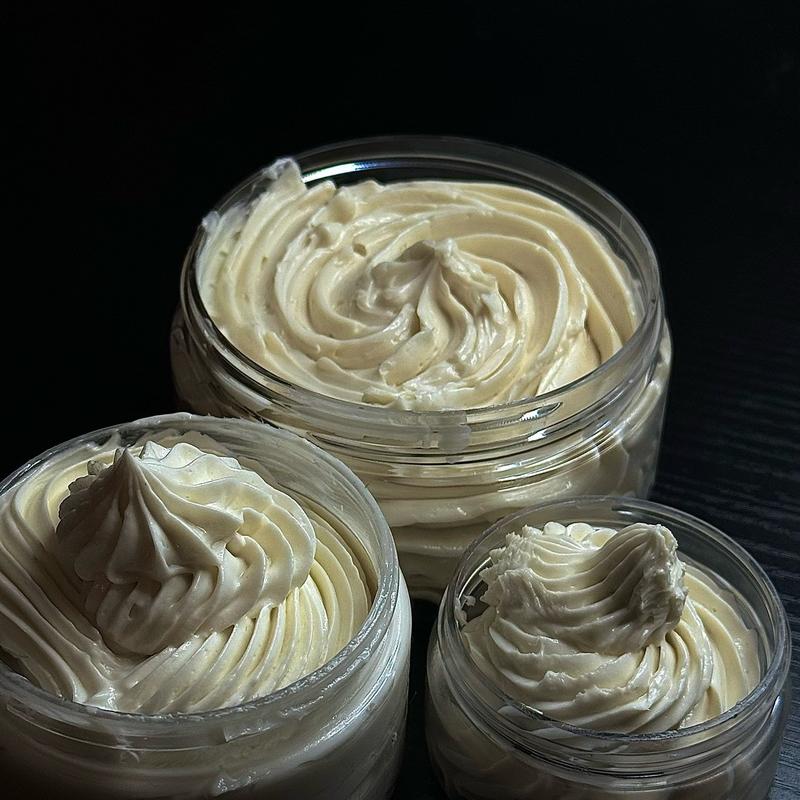 All Natural Whipped Shea & Kokum Body Butter with Hempseed and Grapeseed Oil for Comfortable Body Care