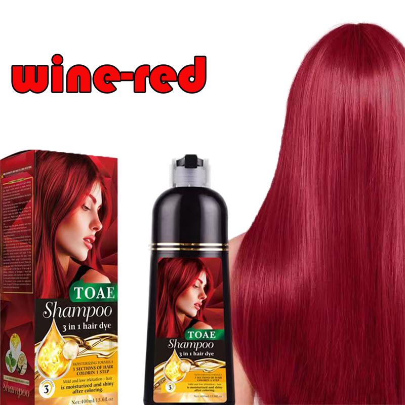 TOAE Nutritive Ultra Color Nourishing Cream, cherry red semi-permanent hair dye for long-lasting hair color, ammonia free Haircare instant hair dye