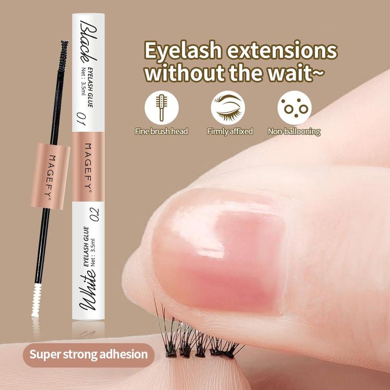 Double-ended 2 In 1 Eyelash Glue, Long Lasting Eyelash Glue, Professional Makeup Tools For Women