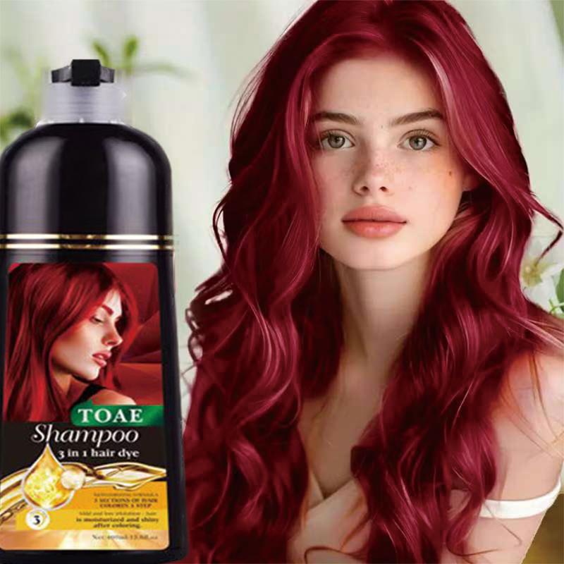 TOAE Nutritive Ultra Color Nourishing Cream, cherry red semi-permanent hair dye for long-lasting hair color, ammonia free Haircare instant hair dye