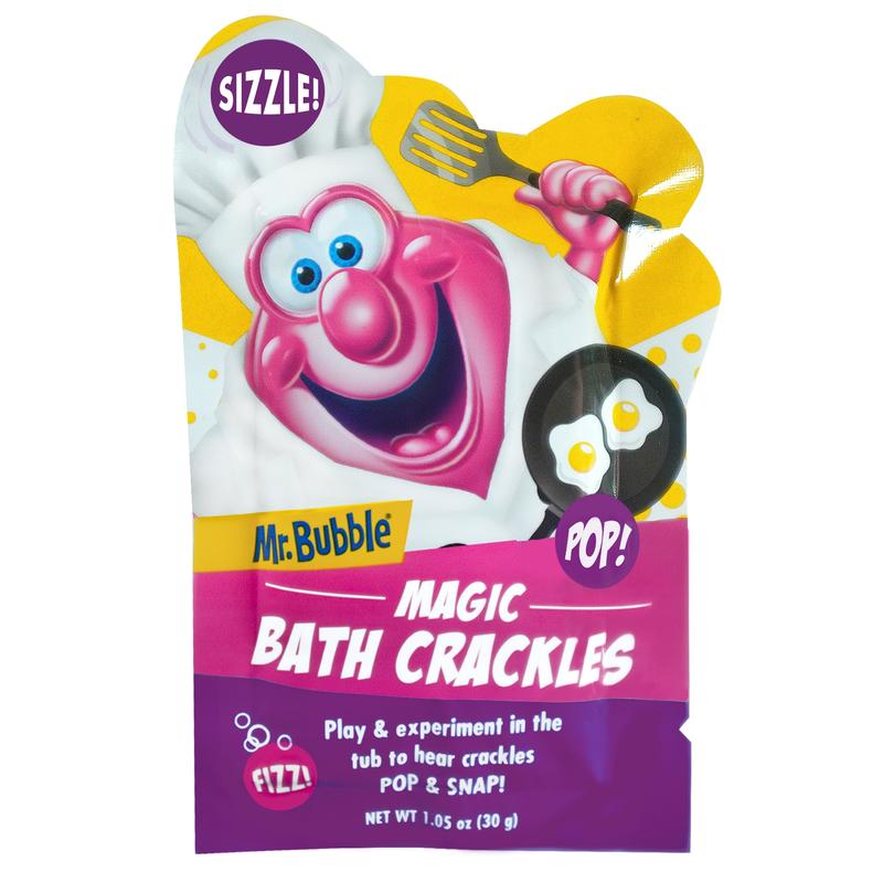 Mr. Bubble Magic Bath Crackles, For Bath Time fun, 1.05 oz.