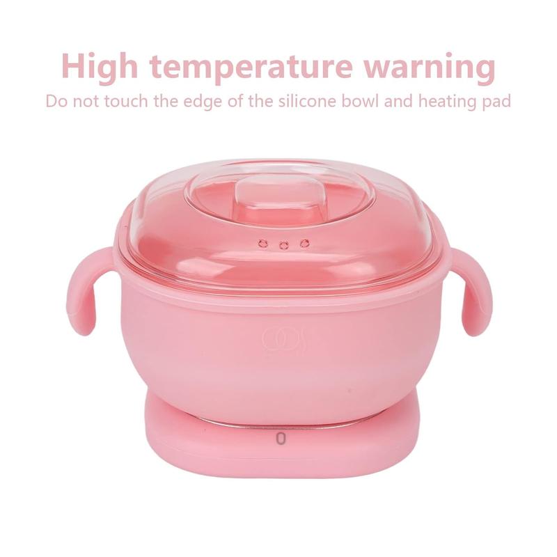 Portable Silicone Warmer for Wax Foldable Wax Heater Hair Removal Wax Machine Body Epilator Paraffin for Travel US Plug