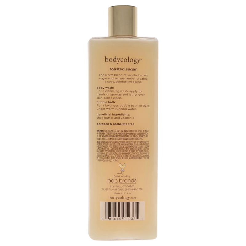 Toasted Sugar by Bodycology for Women - 16 oz Body Wash