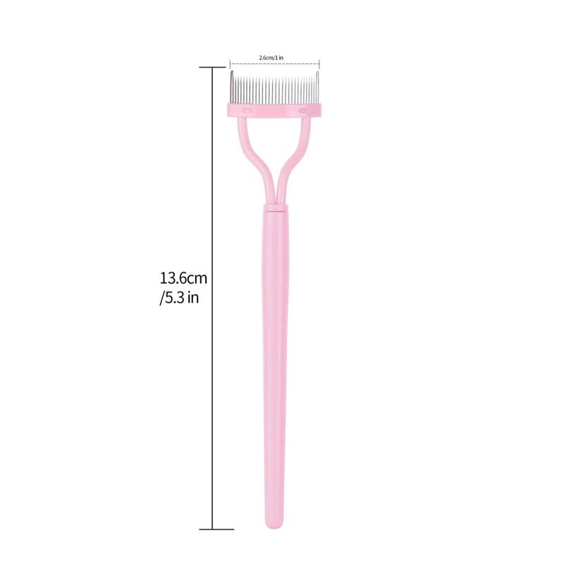 Eyelash Comb, Stainless Steel Eyelash Comb with Eyelash Separator, Eyelash Separator Tool, Eyelash Makeup Aid Tool, Eye Makeup Product