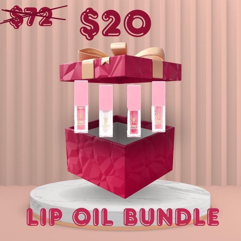 Kirby Kosmetics Lip Oil Bundle - Hydrating and Moisturizing Lip Care - Moisture