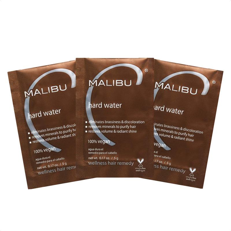 Malibu C Hard Water Wellness Hair Remedy - Removes Hard Water Deposits & Impurities from Hair - Contains Vitamin C Complex for Hair Shine + Vibrancy