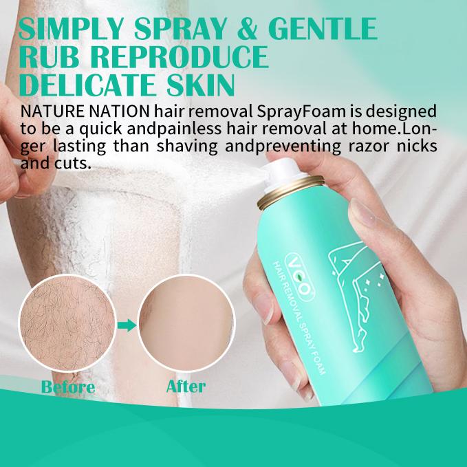 VGO-Hair removal spray foam Mousse hair removal Rapid conditioning Non-irritating Body Care Wax