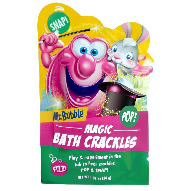 Mr. Bubble Magic Bath Crackles, For Bath Time fun, 1.05 oz.