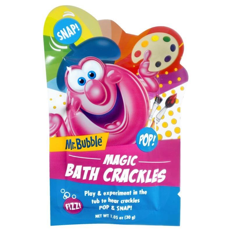 Mr. Bubble Magic Bath Crackles, For Bath Time fun, 1.05 oz.