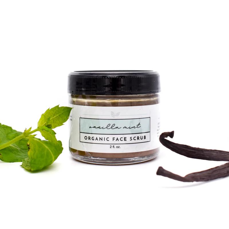 Just Ingredients Vanilla Mint Organic Face Scrub