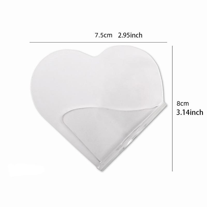 Heart Shaped Nail Polish Palette, Transparent Handheld Beauty Palette, Professional Makeup Tool For Women & Girls