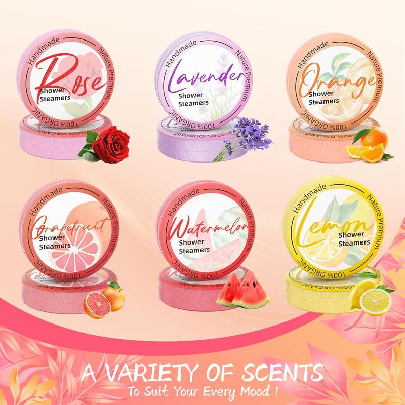 Shower Steamers Aromatherapy 8 PACK - Gifts for Women, Shower Bombs with Essential Oils, Self Care and Stress Relief Stocking Stuffers, Relaxation Birthday Gifts for Women and Men