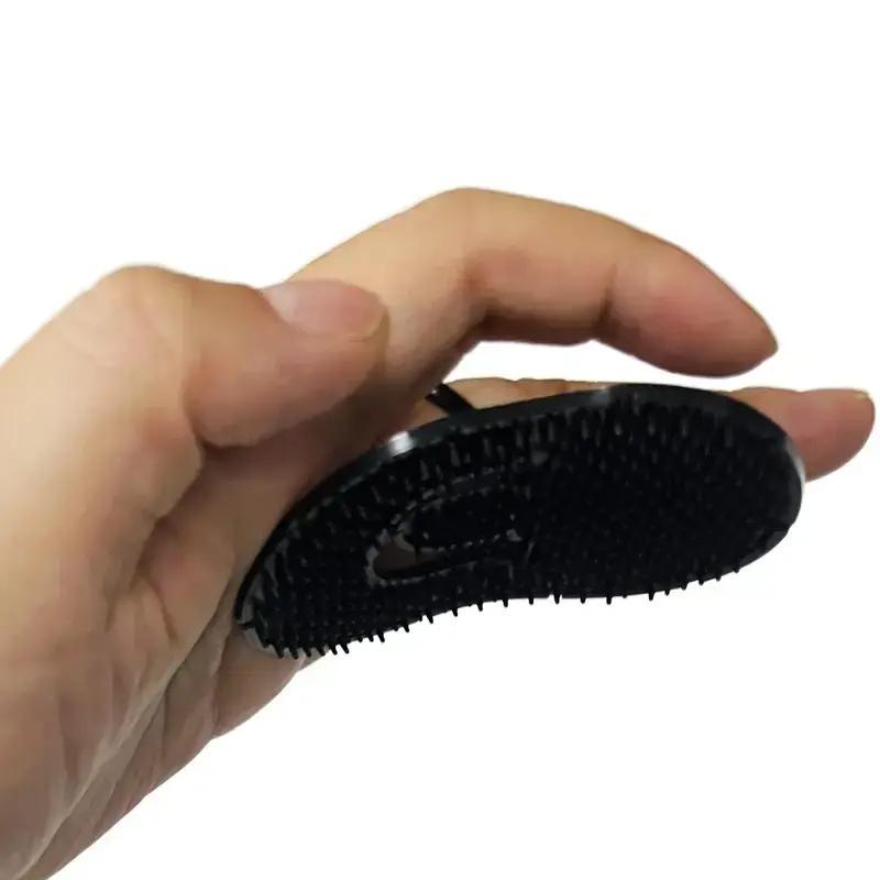 Portable Palm Shaped Hair Brush Comb, 3 Counts set Shampoo Massager, Scalp Relaxation Brush, Ergonomic Design, Gentle Comb and Deep Cleaning