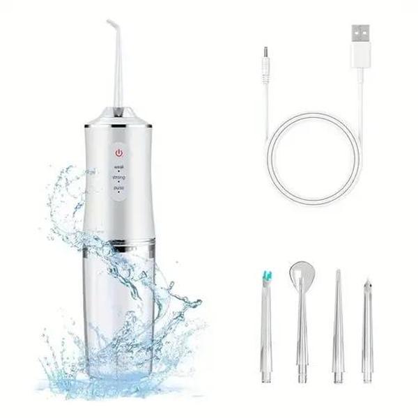 Rechargeable Portable Water Flosser with Ergonomic Handle - Deep Cleaning, Multiple Modes for Fresh Breath & Oral Care at Home Christmas present