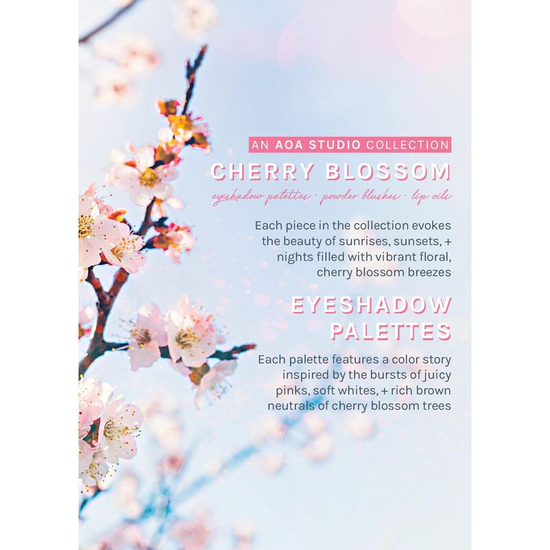 AOA Cherry Blossom 8-Color Eyeshadow Palettes Makeup