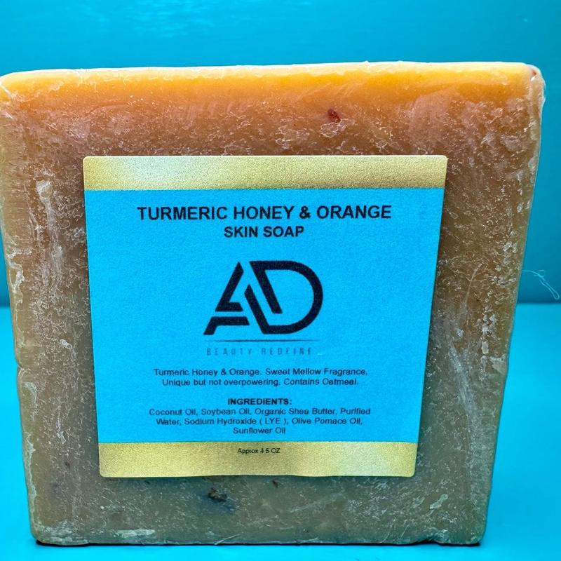 TURMERIC HONEY & ORANGE SOAP