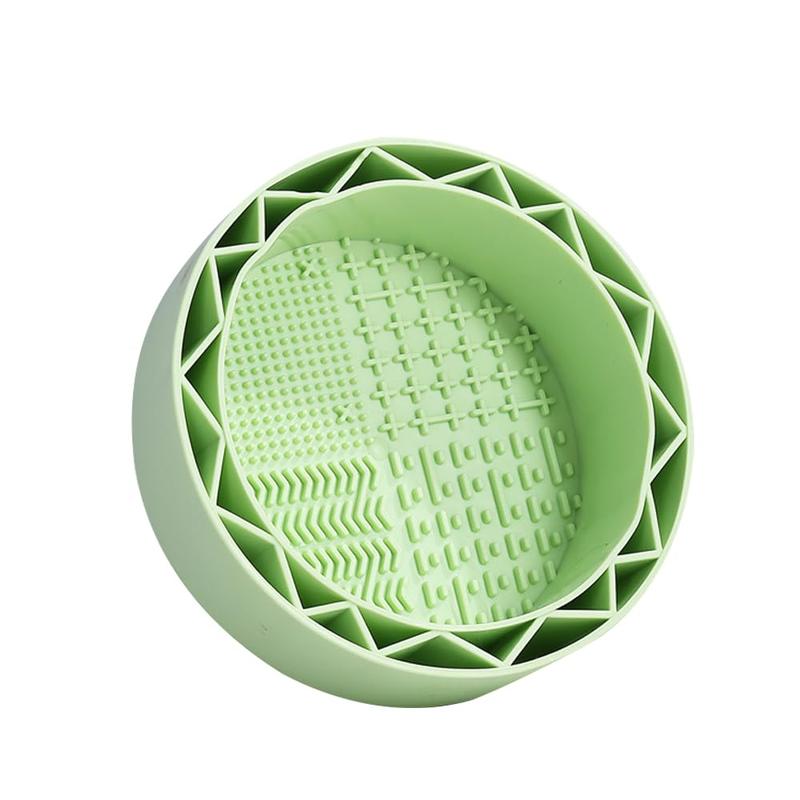 3 in-1 Makeup Brush Cleaning Bowl Fast Cleaning Kit (Green)