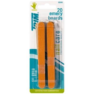 Trim Emery Boards Nail File - 20ct