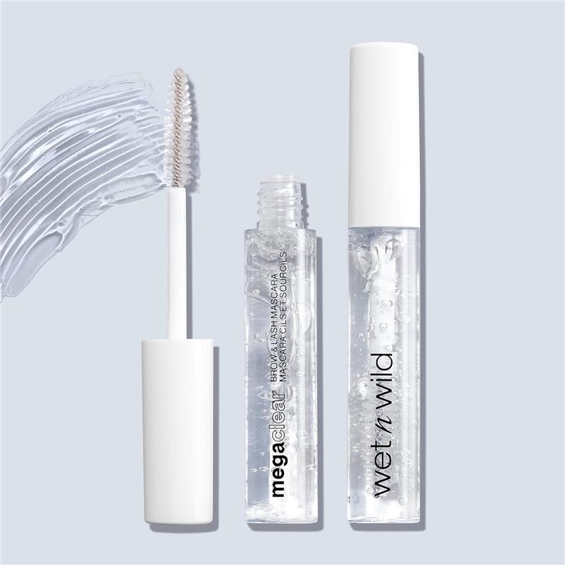 Wet n Wild Mega, Clear Brow & Lash Mascara, Smudgeproof Long-lasting Lengthening Curling Volumizing