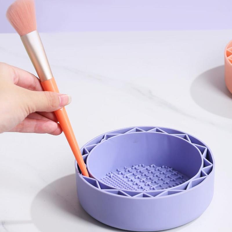 3 in-1 Makeup Brush Cleaning Bowl Fast Cleaning Kit (Green)