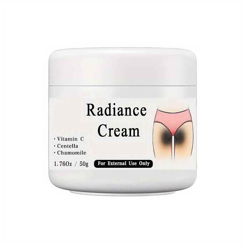 50g Radiance Cream Contains Vitamin C, For Private Parts, Underarm, Joints, Improve The Look Of Melanin, Illuminating Butt Thigh Inner Skin, 1.76 Oz