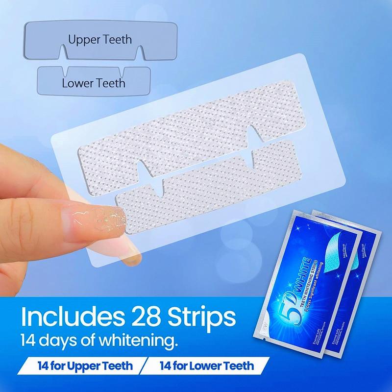 The original Whitening Strips,28pcs Effectively Reduced Sensitivity, Helps Remove Smoking Coffee Soda Wine Stain (14 Treatments)