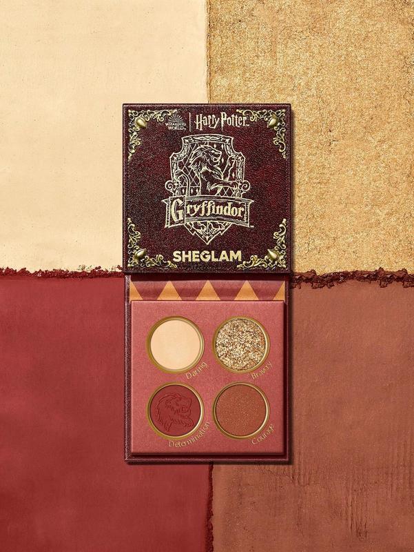 SHEGLAM Harry Potter Gryffindor House Eyeshadow Palette - Red, Pigmented & Blendable for Smooth Eye Makeup - Cosmetic